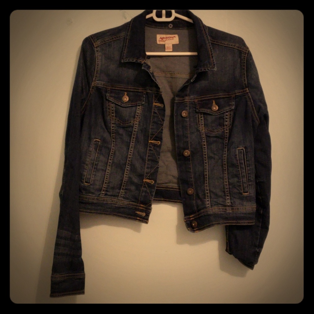 Arizona Dark Denim Jacket-Short